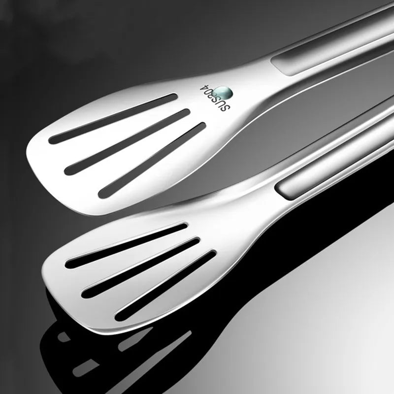 Kitcher BBQ & Kitchen Tongs – Stainless Steel Serving Tongs