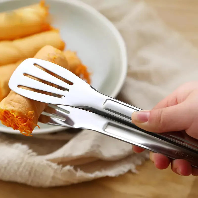 Kitcher BBQ & Kitchen Tongs – Stainless Steel Serving Tongs