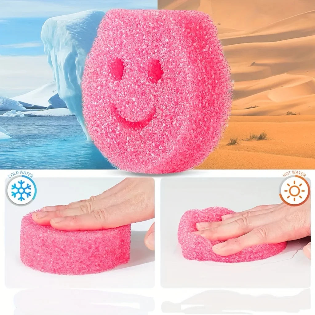 Scrub Paddy 3-Piece Kitchen Sponge Set – Multi-Functional, Strong Stain-Removing