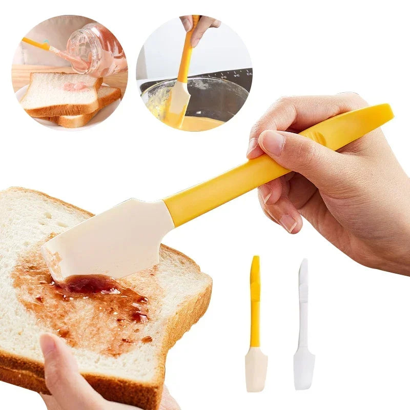 Kitcher Silicone Butter & Jam Spreader Spatula – BPA-Free, Heat-Resistant, Non-Stick