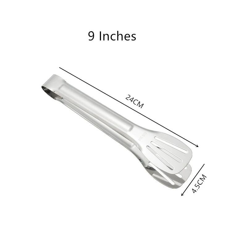 Kitcher BBQ & Kitchen Tongs – Stainless Steel Serving Tongs