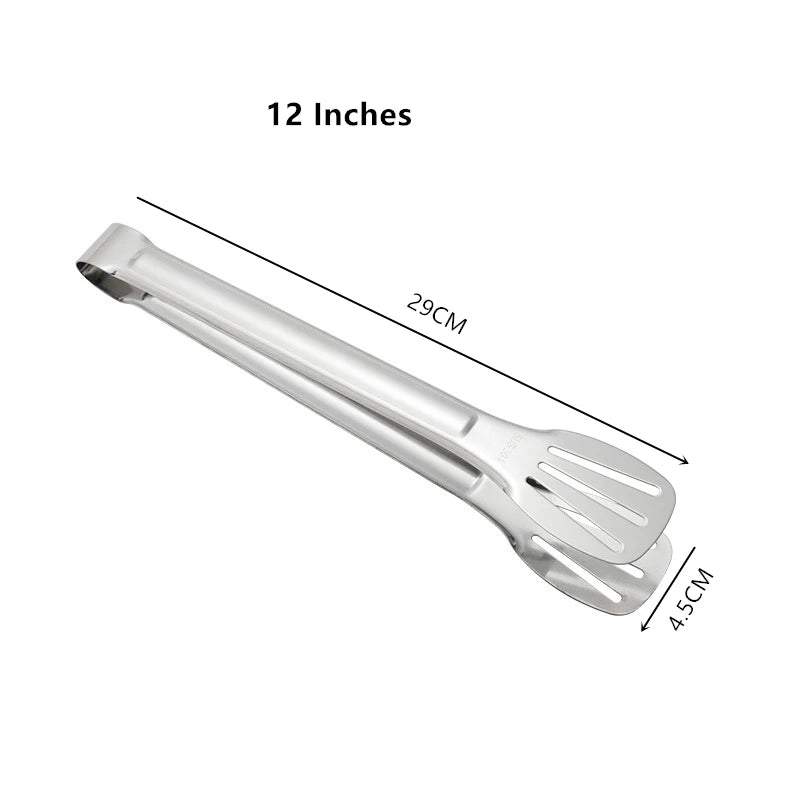 Kitcher BBQ & Kitchen Tongs – Stainless Steel Serving Tongs
