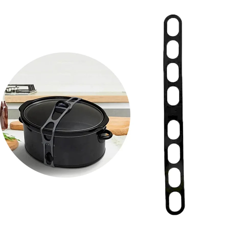 Kitcher Reusable Universal Lid Straps – Secure Fastening for Pots, Pans & More