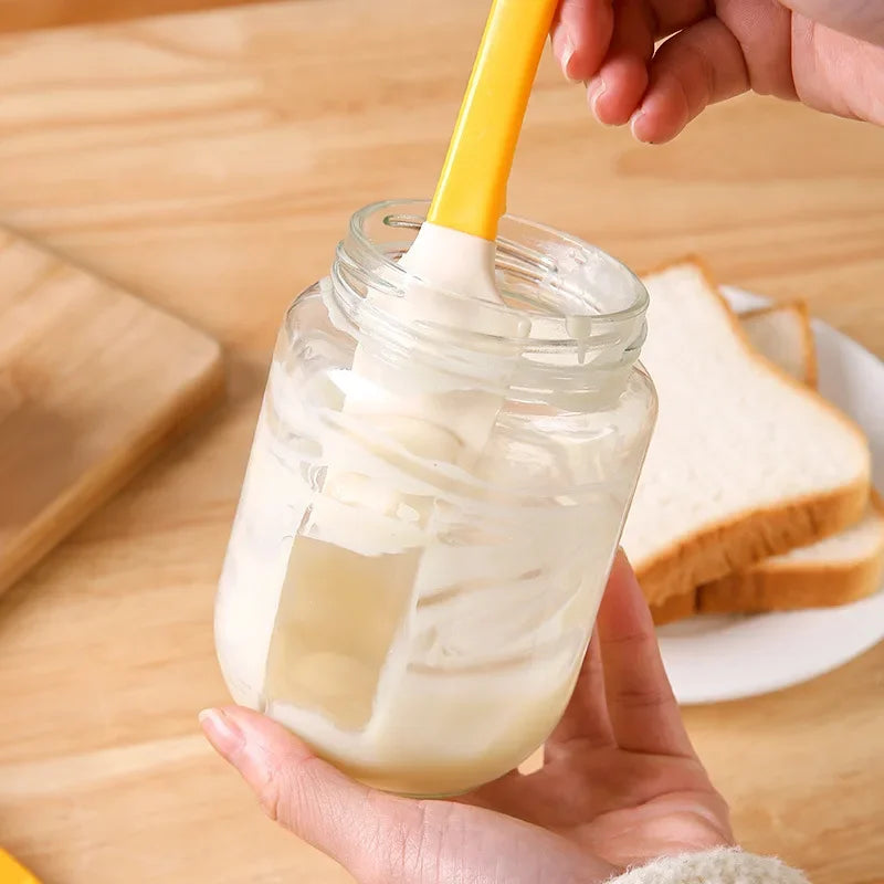 Kitcher Silicone Butter & Jam Spreader Spatula – BPA-Free, Heat-Resistant, Non-Stick