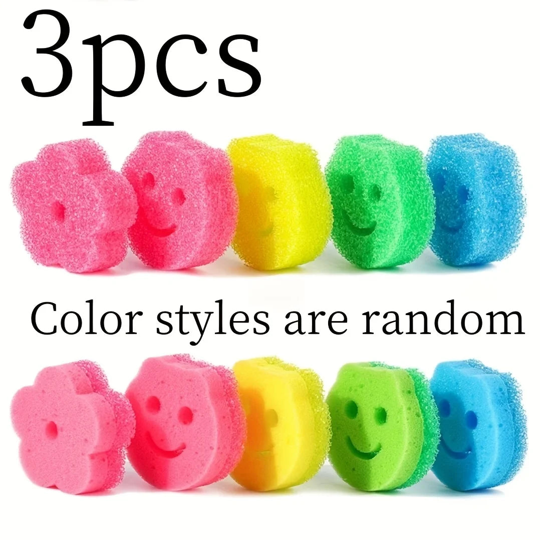 Scrub Paddy 3-Piece Kitchen Sponge Set – Multi-Functional, Strong Stain-Removing